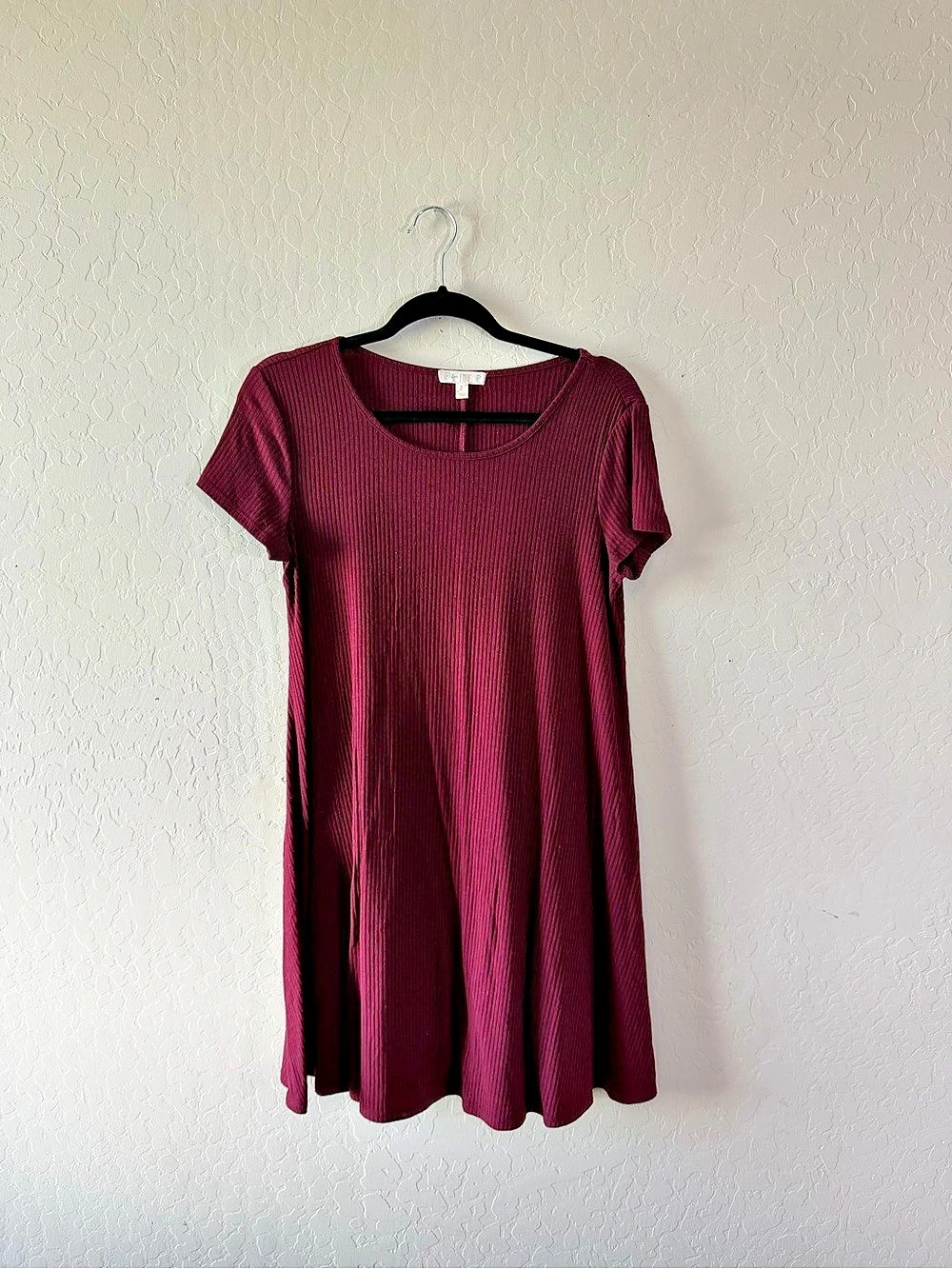 Love Fire Ribbed Mini Dress Size Small